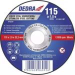 Dedra 115, 1, 5x22, 2 - vágókorong rozsdamentes acélhoz F13312 (F13312)