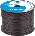 Cabletech Hangszóró kábel 1x0, 16mm CCA fekete 100m (KAB0350)