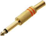  Csatlakozó Jack 6, 3 MONO METAL GOLD (1182)