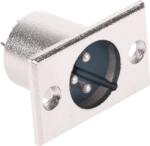 Cabletech XLR csatlakozó (Canon) dugó, panel (GNI0045)