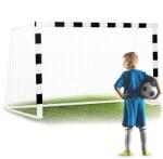 Neo-Sport Labdarúgó kapu 300 x 200 x 120 cm NS-465 fekete-fehér (1465)