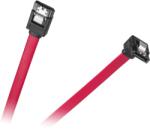 Cabletech SATA kábel egyenes - ferde csatlakozó 0, 5 m (KPO3972K-0.5)