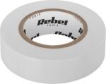 Rebel szigetelőszalag (0, 13 mm x 19 mm x 10 yard) fehér (NAR0430)
