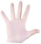  Egyszerhasználatos fehér latex kesztyű, XL - 100 db