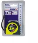 DEDRA Tekercselőszalag 3m szélesség 16mm gumírozott, stop gomb (M382P)