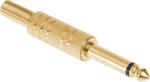 Cabletech Jack csatlakozó 6, 3mm mono aranyozott (WTY0026)