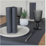 Pack Service textilhatású egyszínű szalvéta 40x40 cm 50 lap/csomag - palaszürke