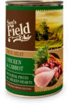 Sam's Field SAM'S FIELD True Meat, XS-XL, Pui și Morcov, conservă hrană umedă fără cereale câini, (în aspic), 400g