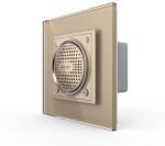 LIVOLO Boxa Bluetooth Livolo cu Rama din Sticla, Auriu, VL-FCF-2AP-13 (VL-FCF-2AP-13)