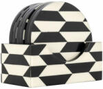 Richmond Interiors Richmond Jula Geometrikus Gyanta Poháralátét Készlet Fekete-Fehér (KHM--CO-0003)