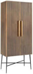 Richmond Interiors Richmond Ironville Luxus Komód MDF Nyírfa Arany Bordázott (KHM-7570)