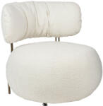 King Home Low Teddy Fotel Fehér Plüss Kényelmes (KHM-KH1301100130)