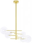King Home Astro Függőlámpa Üveg Arany Gömbbúrás (KHM-XCP7423-6)