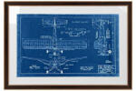 King Home Mechanical Plane Műszaki Tervrajz Kép Kék (KHM-KH1501100262) - prodis