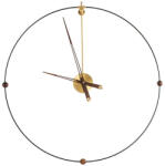 King Home Modern Ring 83 Art Deco Fali Óra Fekete-Arany (KHM-5900168833180)