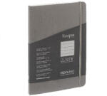 Fedrigoni Ecoqua Plus 80 lapos A5 vonalas antracit notesz (19621001)