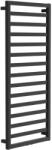 Excellent Brego calorifer de baie scară 115x50 cm negru GREX. BR115. BL (GREXBR115BL)