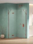 NEW TRENDY Eventa Copper Shine cabină de duș 90x90 cm cupru luciu/sticlă transparentă EXK-6515 (EXK6515)
