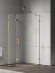 NEW TRENDY Eventa Gold Shine cabină de duș 90x90 cm auriu luciu/sticlă transparentă EXK-4835 (EXK4835)