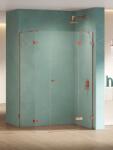 NEW TRENDY Eventa Copper Shine cabină de duș 110x80 cm dreptunghiular cupru luciu/sticlă transparentă EXK-6456 (EXK6456)