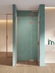 NEW TRENDY Eventa Copper Shine uși de duș 90 cm înclinabilă cupru luciu/sticlă transparentă EXK-6355 (EXK6355)