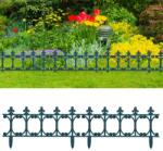 vidaXL Borduri de gazon, 16 buc. , verde, 10 m, PP (48619)