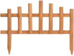 vidaXL Borduri de gazon, 10 buc. , 4, 4 m, lemn de brad (314846)