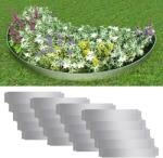 vidaXL Gard de gazon, 20 buc. , 100 x 20 cm, oțel galvanizat (274904)