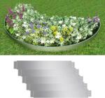 vidaXL Set gard gazon plăci flexibile 5 buc. 100x14 cm oțel zincat (141596)