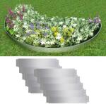 vidaXL Gard de gazon, 10 buc. , 100 x 20 cm, oțel galvanizat (274902)