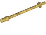 LEGO® 2714bc115 - LEGO gyöngyház arany rúd 8 hosszú, stop gyűrűvel és pinnel, lapos véggel, minifigura síbot (2714bc115)