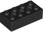 LEGO® 39789c11 - LEGO fekete technic kocka 2 x 4 méretű 3 lyukkal (39789c11)