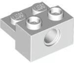 LEGO® 73109c1 - LEGO fehér technic kocka 1 x 2 méretű, pin foglalattal, 1 x 2 méretű lappal (73109c1)