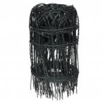 vidaXL Gard delimitare grădină fier vopsit electrostatic 25 x 0, 4 m (141072)