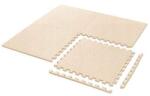 Pepita Puzzle cu burete Premium de dimensiuni mari 120x120cm (4 bucăți 60x60cm) - beige (JHM002-beige)