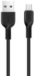 hoco. Cablu de date HOCO X20 (USB - microUSB, anti-rupere, încărcător rapid, 100cm) NEGRU X20_MICRO_1M_B (X20_MICRO_1M_B)