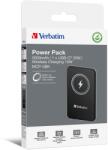 Verbatim MAG Charge 'n' Go Powerbank - 5000 mAh, Fekete