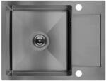 Laveo Marmara acél mosogató 57x44 cm grafit SAM_513T (SAM513T)