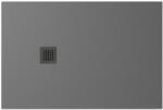 POLYSAN Treneca téglalap alakú zuhanytálca 130x80 cm szürke 84303.31 (8430331)