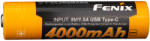 Fenix újratölthető USB-C akkumulátor Fenix 18650 4000 mAh (Li-Ion)
