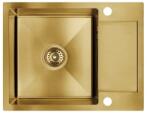Laveo Marmara acél mosogató 57x44 cm arany SAM_G13T (SAMG13T)