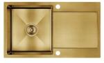 Laveo Marmara acél mosogató 76x44 cm arany SAM_G11T (SAMG11T)