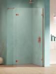 NEW TRENDY Eventa Copper Shine zuhanykabin fal walk-in 80 cm réz fényes/átlátszó üveg EXK-6533 (EXK6533)