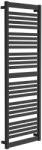 Excellent Conti fürdőszoba radiátor íves 143x50 cm fekete GREX. CO143. BL