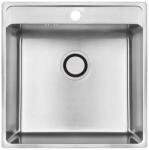 Laveo Besos acél mosogató 49x48 cm acél SLB_010T (SLB010T)