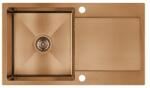 Laveo Marmara acél mosogató 76x44 cm réz SAM_811T (SAM811T)
