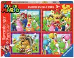 Ravensburger 05689 - Super Mario - 4 x 100 db-os puzzle (05689)