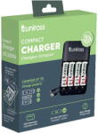Uniross UCU009 AAA / AA / 9V akkutöltő + 4 db AA (ceruza) 2100 mAh HYBRIO Ni-MH akkumulátor (UCU009A)