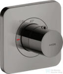 Hansgrohe AXOR CITTERIO falsík alatti termosztátos modul 12 x12, polírozott fekete króm 36702330 (36702330)