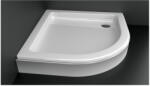 RIHO ELM D008002005 negyedköríves akril zuhanytálca 90x90x21cm Fényes fehér KÉRJE EGYEDI ÁRAJÁNLATUNKAT! (d008002005)